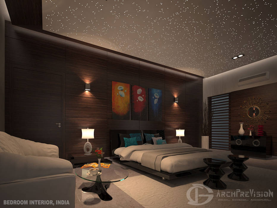 Bedroom Interior Alternative One 3DArchPreVision Eclectic style bedroom Accessories & decoration