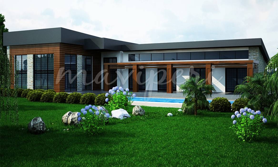 Uğurlu Residence Maviperi Mimarlık Modern houses