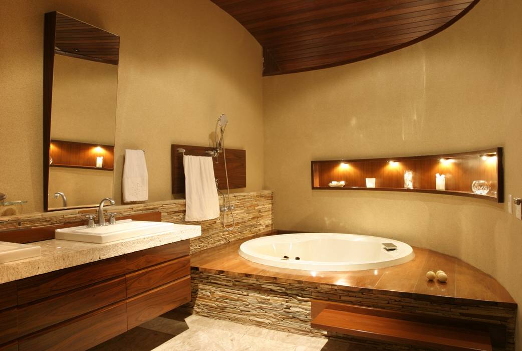 homify Rustic style bathrooms