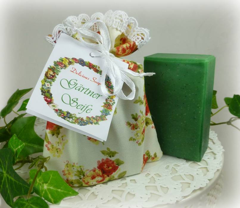 Exklusive Pflanzenölseifen, Delicious Soaps Seifenmanufaktur Delicious Soaps Seifenmanufaktur Ванна кімната Текстиль та аксесуари