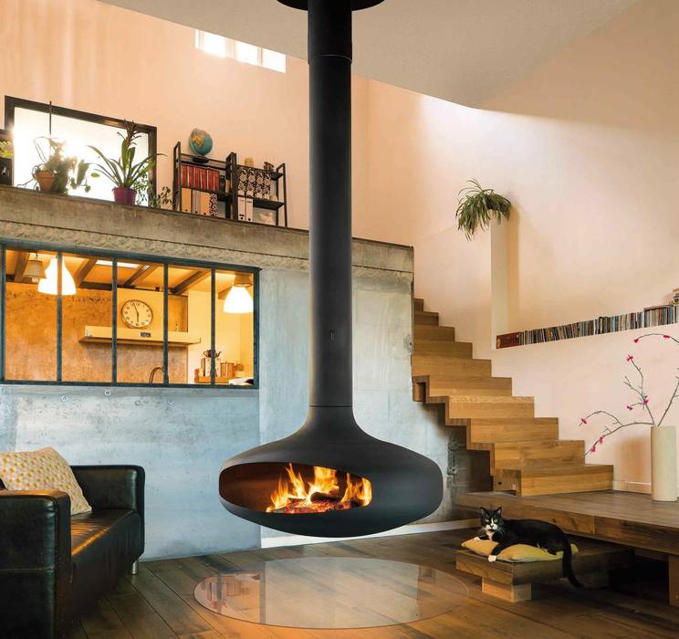 Focus Design Kamine, Chiemsee Öfen Chiemsee Öfen Salas de estilo moderno Chimeneas y accesorios