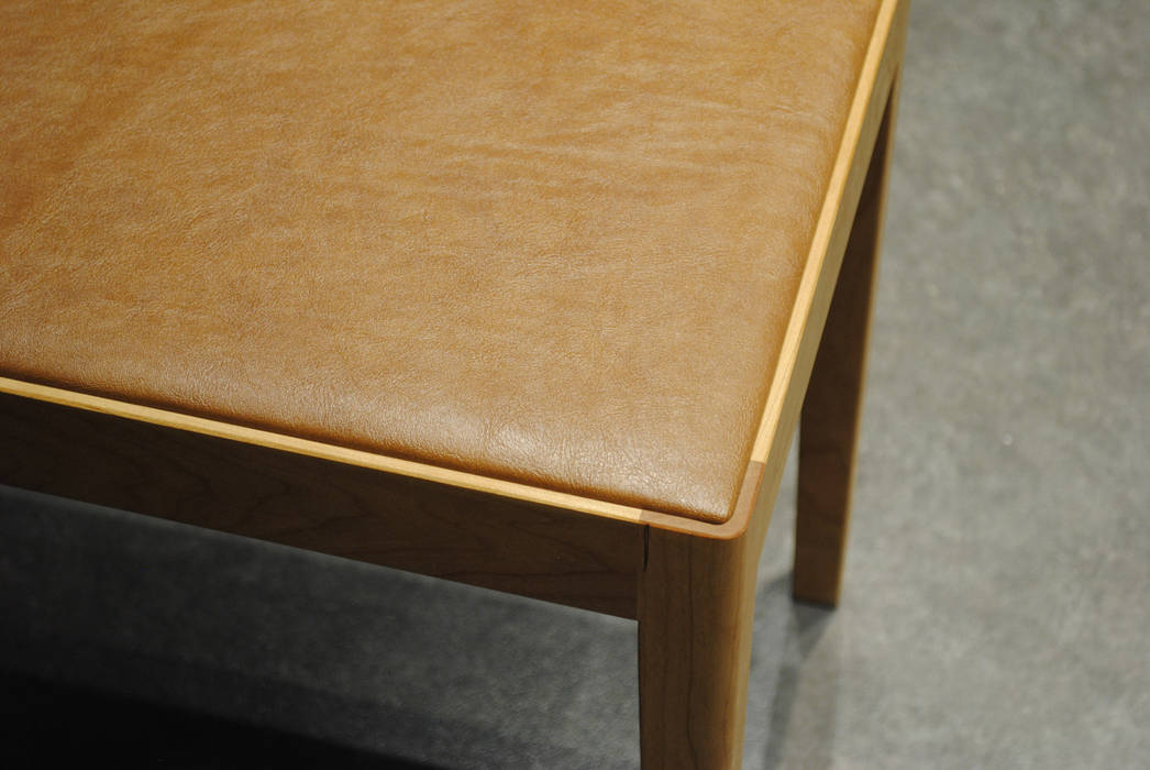 Slash table6 iei studio オリジナルデザインの 多目的室 木 木目調 家具