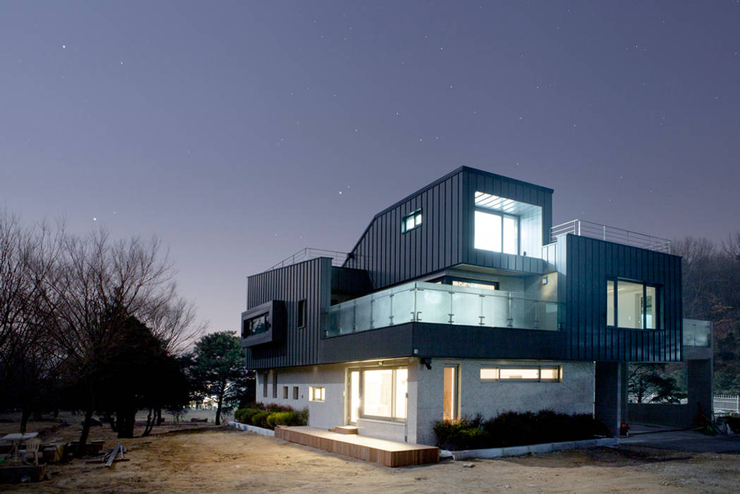 Bukhansan Dulegil house, designband YOAP designband YOAP Nowoczesne domy