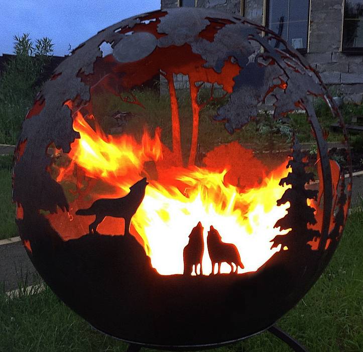 Уличный Очаг Firecup тип: Тайга , Firecup Firecup Industrial style garden Metal Fire pits & barbecues