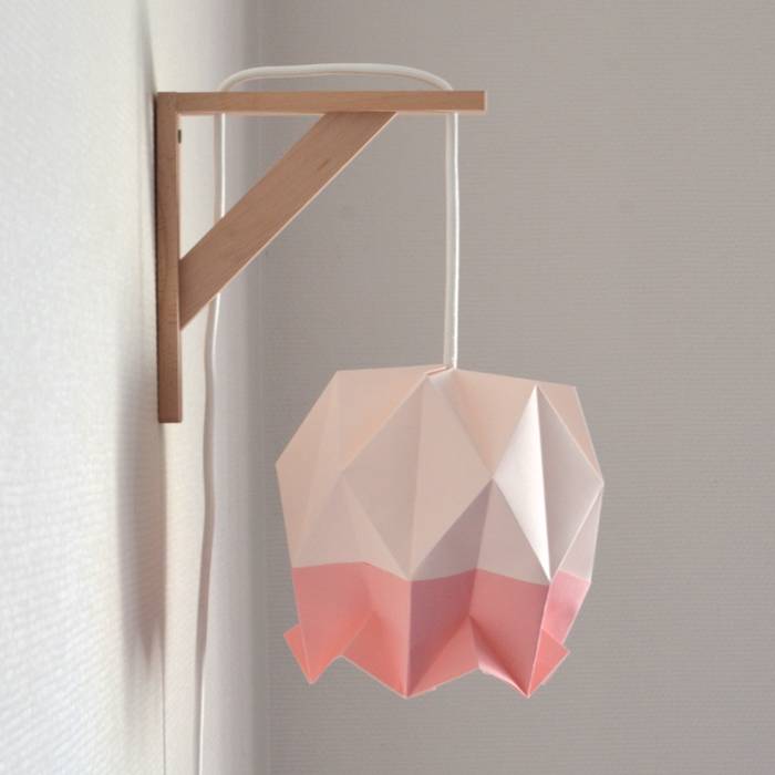 Applique Suspension Lotus d'inspiration scandinave, Made by Sissinou Made by Sissinou Habitaciones para niños de estilo escandinavo Papel Iluminación