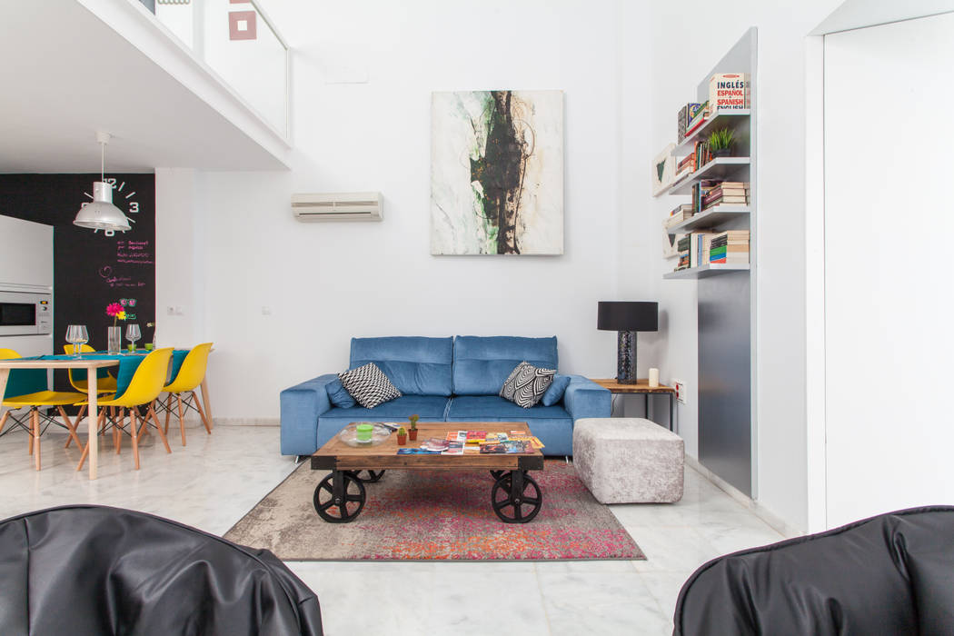 Vivienda en Sevilla, calle General Castaño, Pablo Cousinou Pablo Cousinou 모던스타일 거실