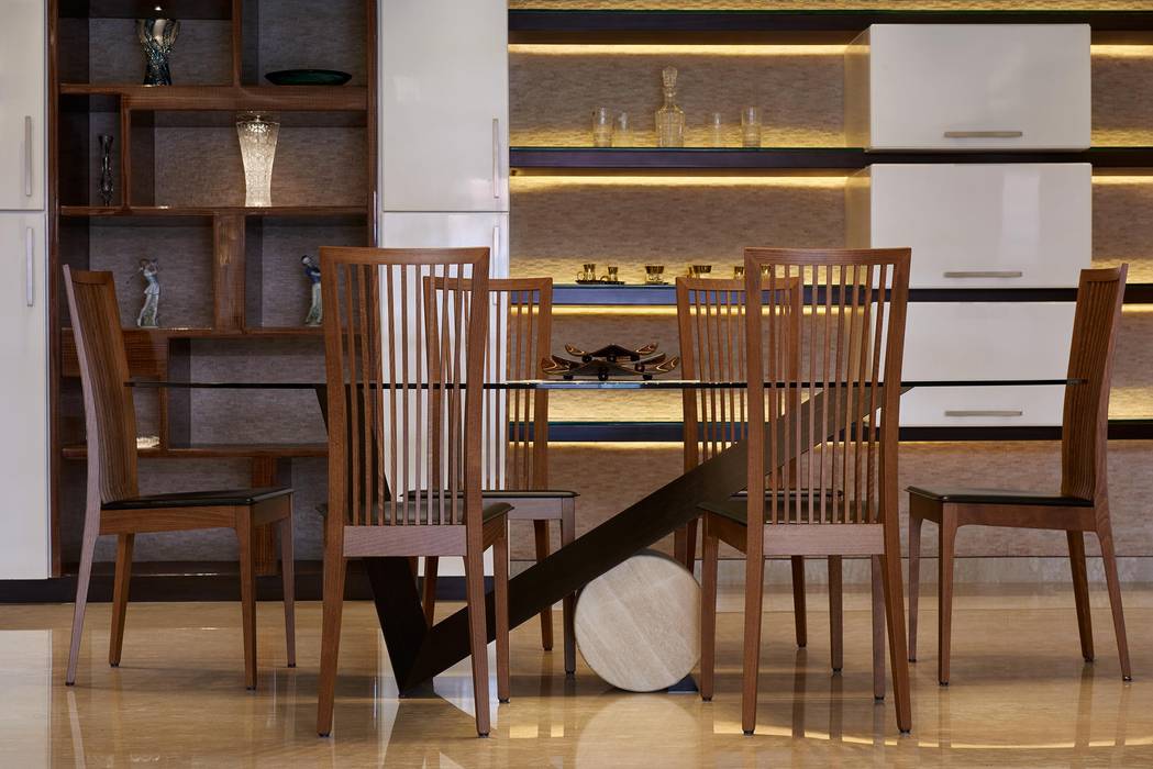 Apartment at Tirupur, Cubism Cubism Modern dining room