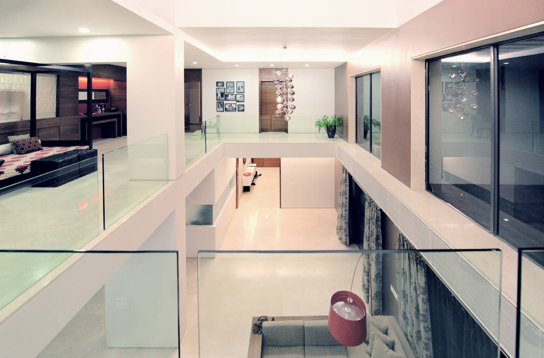 Show Apartment, Studio A Studio A Modern corridor, hallway & stairs