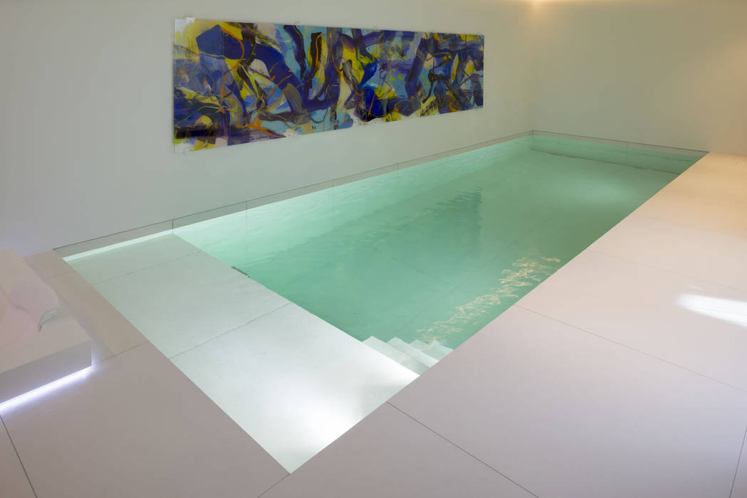 “G-house, villa met gastenverblijf aan de Reeuwijkse Plas” , Lab32 architecten Lab32 architecten Modern Pool