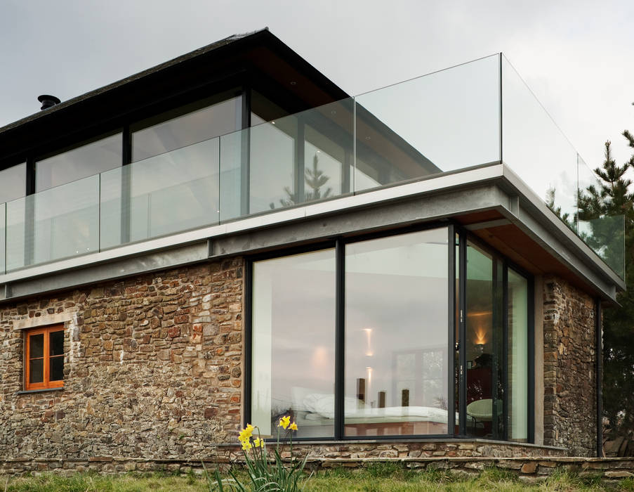 Down Barton, Devon, Trewin Design Architects Trewin Design Architects Modern houses