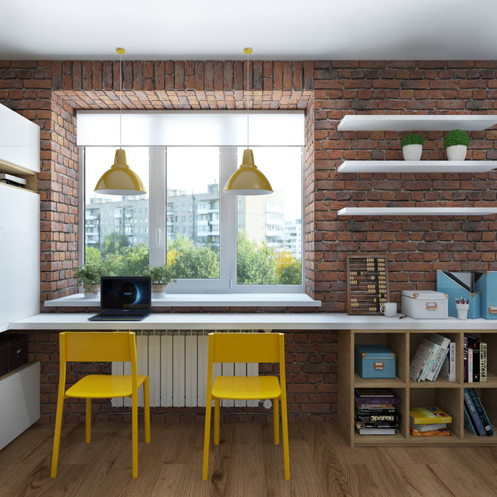 IKEA рулит! Бюджетная квартира, 3D GROUP 3D GROUP Salas de estilo minimalista
