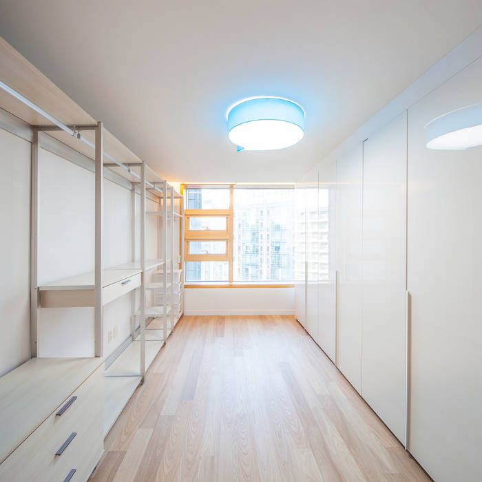 자작나무 ㄱ집 / Birch House, 수상건축 수상건축 Minimalist style dressing rooms