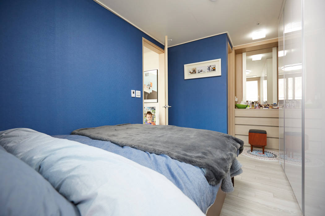 homify Moderne slaapkamers