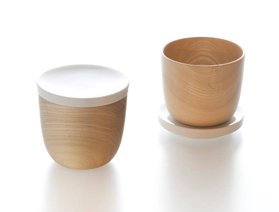 KIJI CUP, YAMAUCHI DESIGN PLUS YAMAUCHI DESIGN PLUS Ruang Makan Modern Kayu Wood effect Crockery & glassware