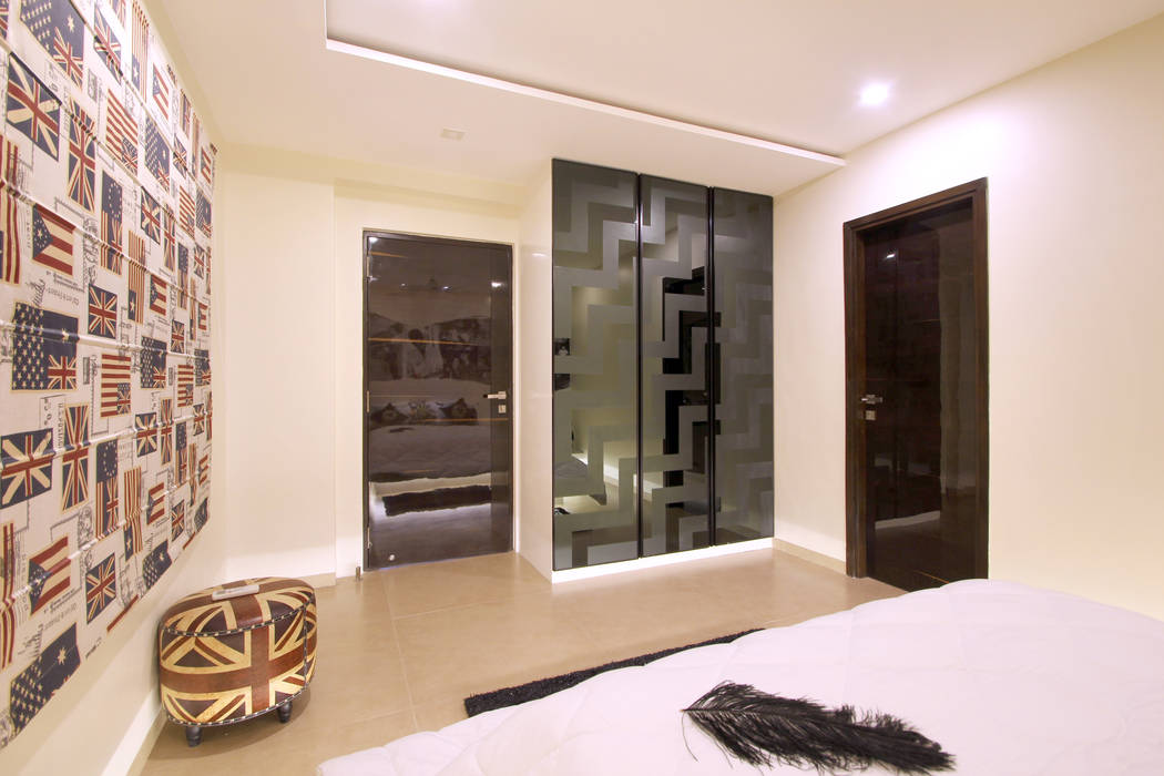 Apartment, NA ARCHITECTS NA ARCHITECTS Modern style bedroom