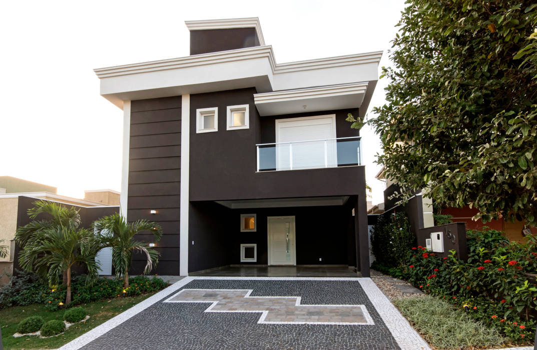 Residencia Ribeirão Preto , Luciano Esteves Arquitetura e Design Luciano Esteves Arquitetura e Design Casas modernas