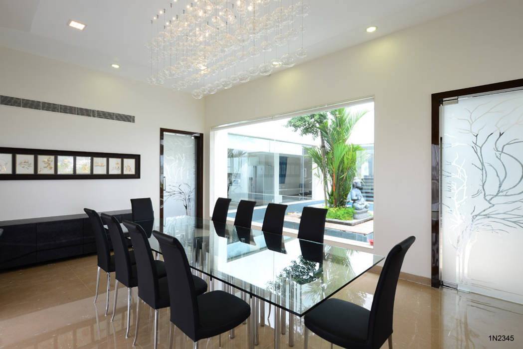 Residential Bungalow, NA ARCHITECTS NA ARCHITECTS Modern dining room