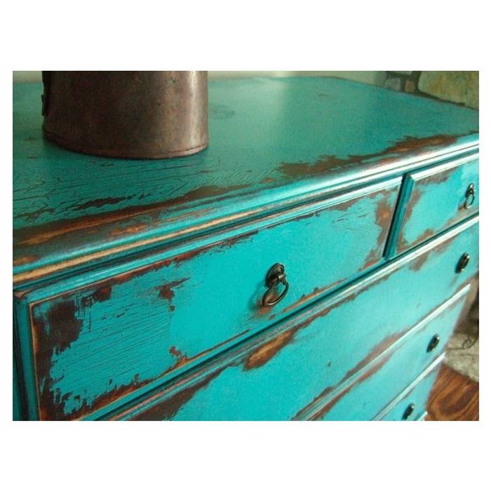 Muebles pintados con la gama de colores Mary Paint, Distribuciones Mary Paint, S.L: Distribuciones Mary Paint, S.L: Rustic style house Wood Wood effect Accessories & decoration