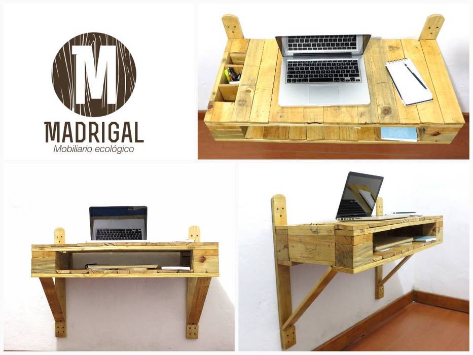 Muebles hechos a mano, La Madriguera La Madriguera Estudios y despachos de estilo moderno Escritorios