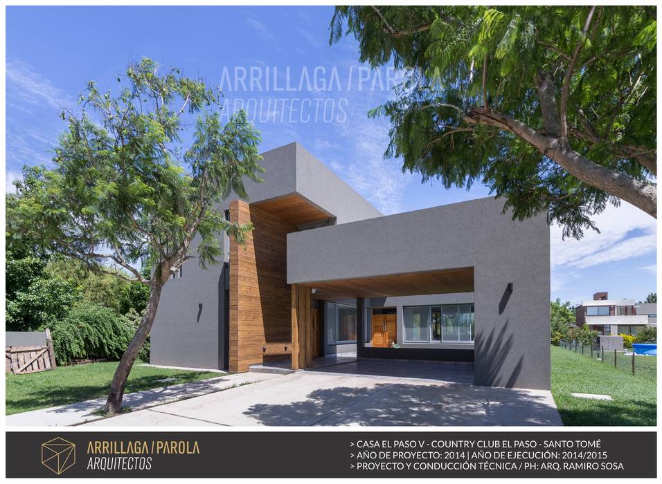 Casa El Paso V, ARRILLAGA&PAROLA ARRILLAGA&PAROLA Casas modernas: Ideas, imágenes y decoración