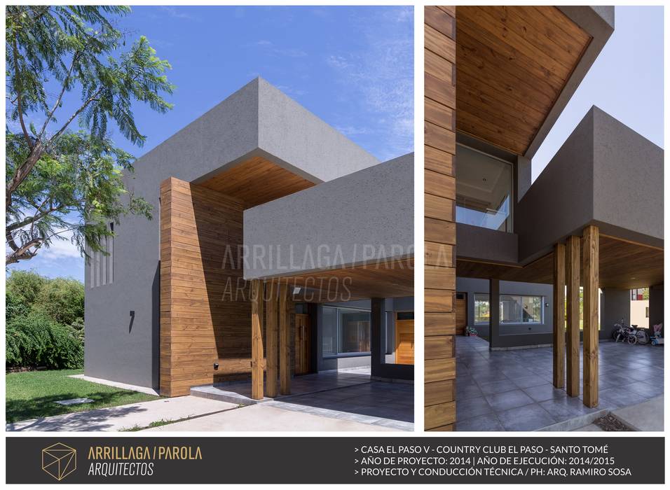 Casa El Paso V, ARRILLAGA&PAROLA ARRILLAGA&PAROLA Casas modernas: Ideas, imágenes y decoración