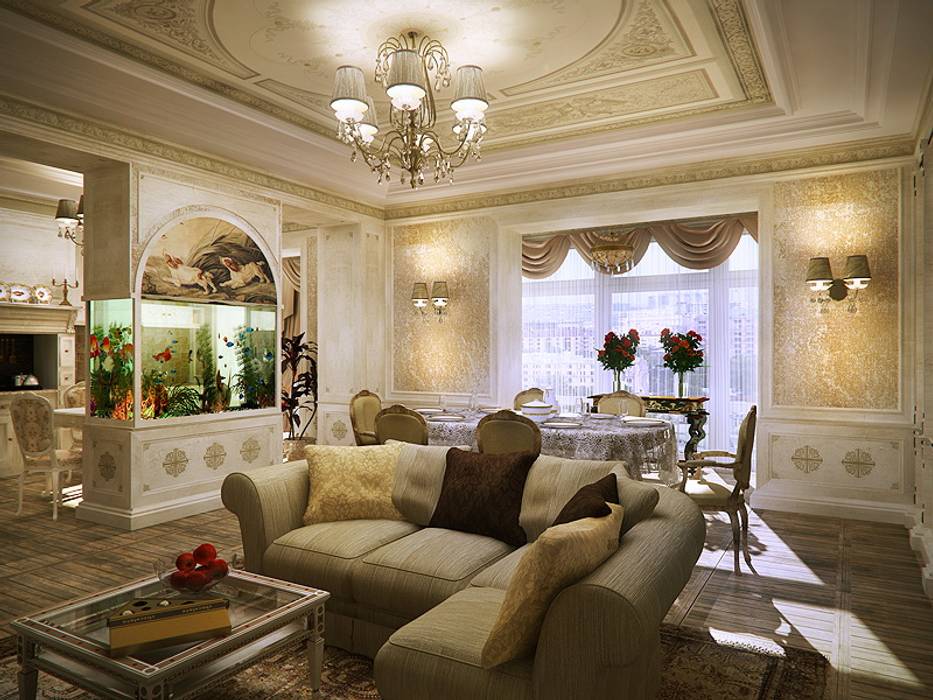 Classic Style Living Room By Design Studio Of Stanislav Orekhov Architecture Interior Design Visualization Classic Homify