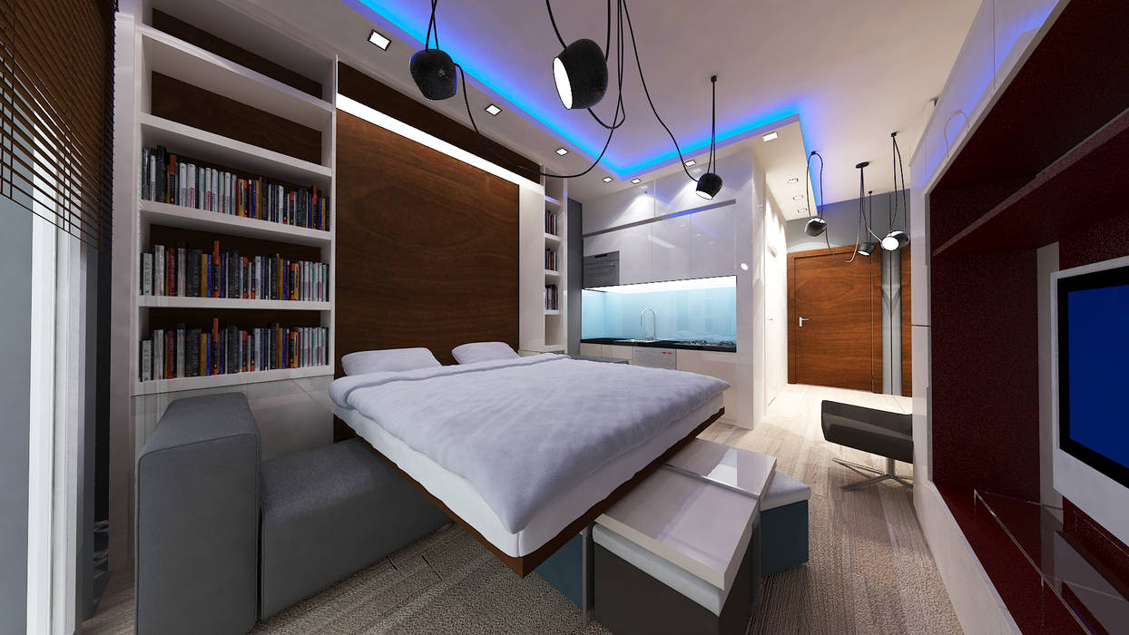 homify Modern style bedroom