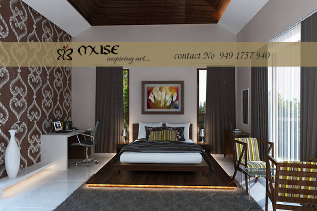 Residential pProjects, Muse Interiors Muse Interiors Kamar Tidur Modern