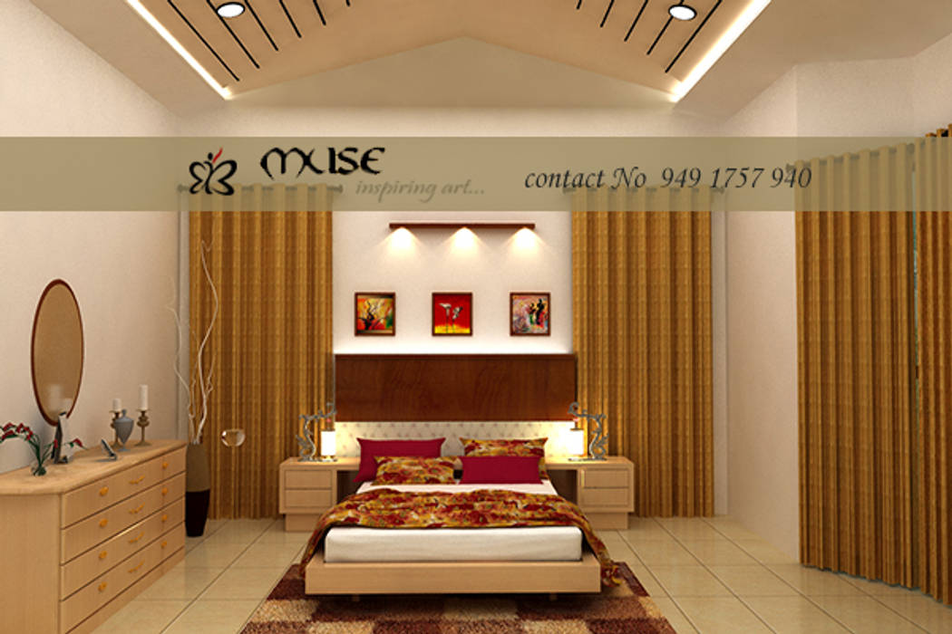 Residential pProjects, Muse Interiors Muse Interiors 모던스타일 침실