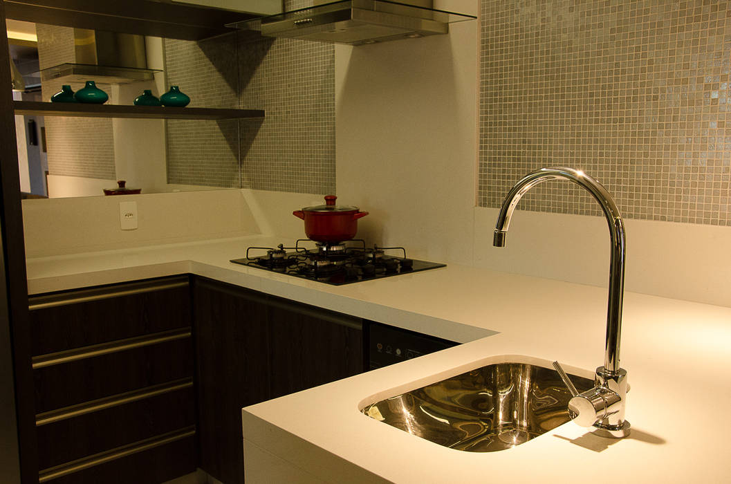 Kitchen - G+B Apartment GhiorziTavares Arquitetura Kitchen