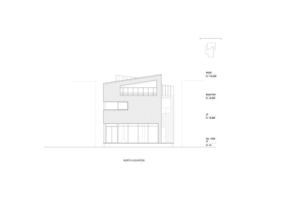 L house, aandd architecture and design lab.: aandd architecture and design lab.의 현대 ,모던
