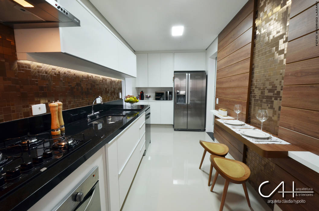 Cozinha, Cláudia Hypolito Arquitetura & Interiores Cláudia Hypolito Arquitetura & Interiores 現代廚房設計點子、靈感&圖片