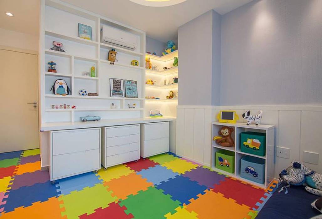 Cobertura Recreio dos Bandeirantes- RJ, Duplex Interiores Duplex Interiores Nursery/kid’s room