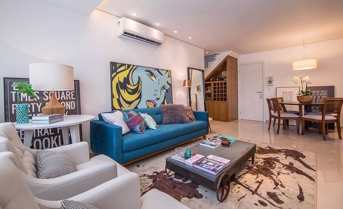 Cobertura Recreio dos Bandeirantes- RJ, Duplex Interiores Duplex Interiores 모던스타일 거실