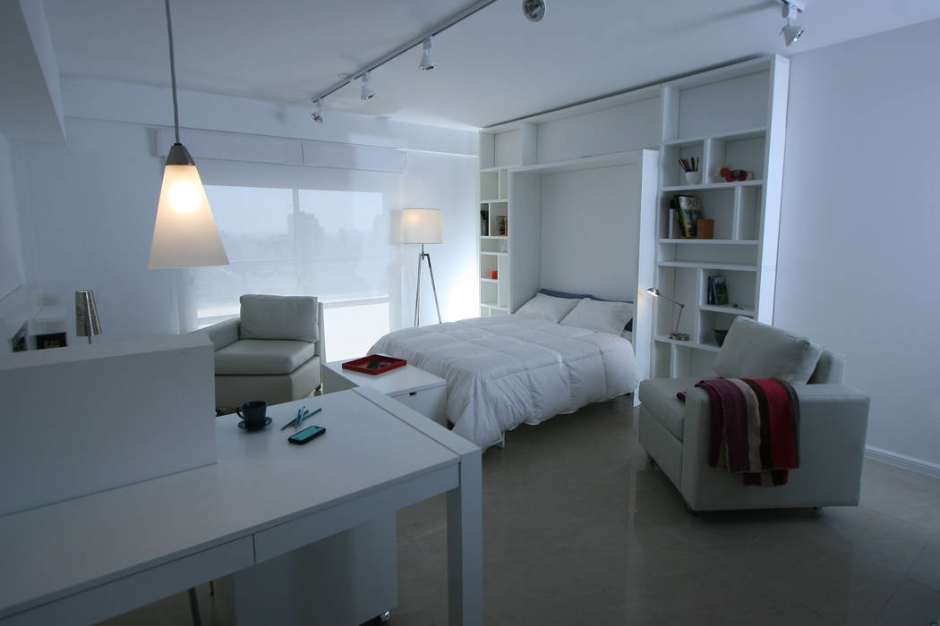 Todo en 32 M2, MinBai MinBai Minimalist bedroom Wood Wood effect Accessories & decoration