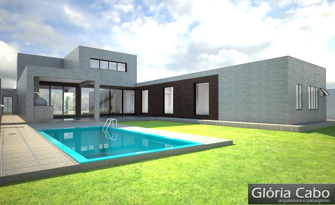 Projeto Residencial Contemporâneo, Gloria Cabo Arquitetura Gloria Cabo Arquitetura Casas de estilo minimalista