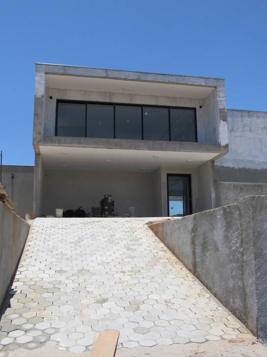 Projeto Residencial Contemporâneo, Gloria Cabo Arquitetura Gloria Cabo Arquitetura บ้านและที่อยู่อาศัย คอนกรีต