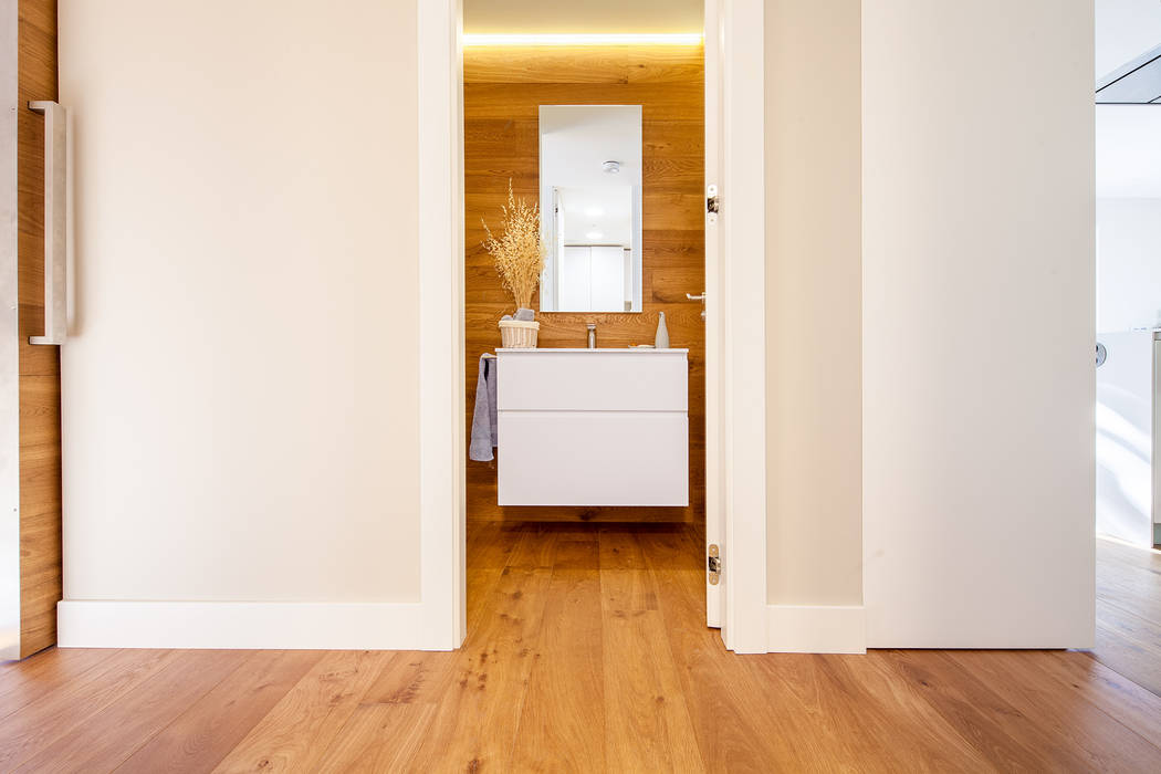 CHALET VALDEMARIN, Tarimas de Autor Tarimas de Autor Modern bathroom Wood Wood effect