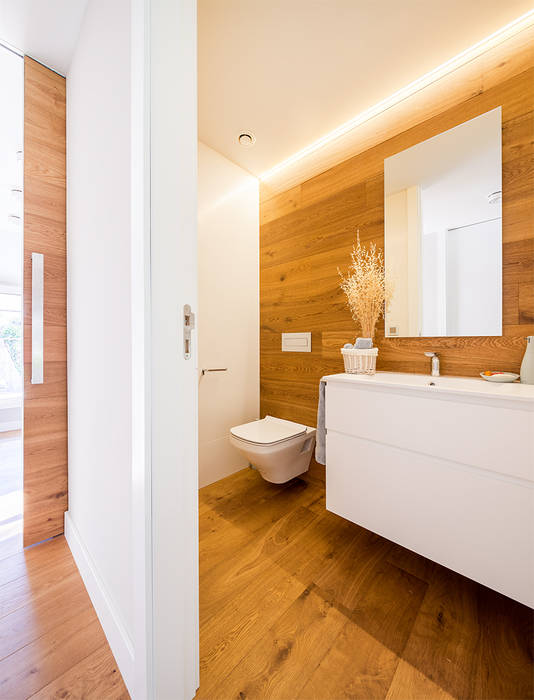 CHALET VALDEMARIN, Tarimas de Autor Tarimas de Autor Modern Banyo Ahşap Ahşap rengi