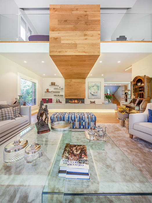 CHALET VALDEMARIN, Tarimas de Autor Tarimas de Autor Living room Wood Wood effect