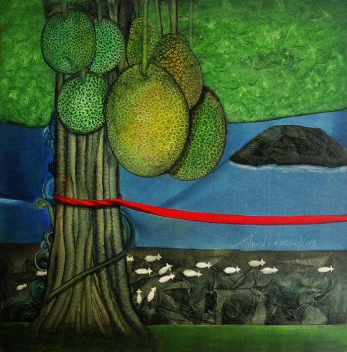 Life of Insects Underland, Indian Art Ideas Indian Art Ideas Otros espacios Textil Ámbar/Dorado Cuadros y pinturas