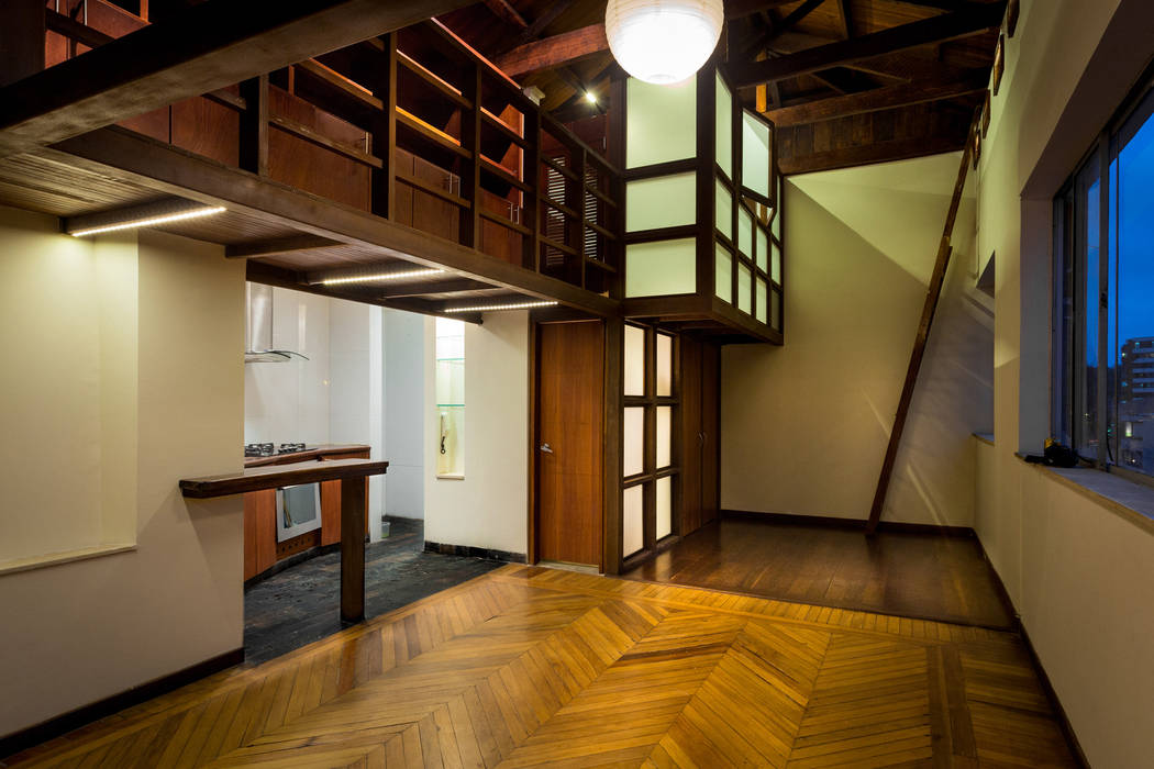 Refurbishment in Teusuillo, Bogotá, SDHR Arquitectura SDHR Arquitectura Modern study/office Wood Wood effect