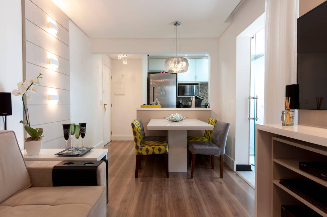 Estar e Jantar Haus Brasil Arquitetura e Interiores Salas de estar modernas