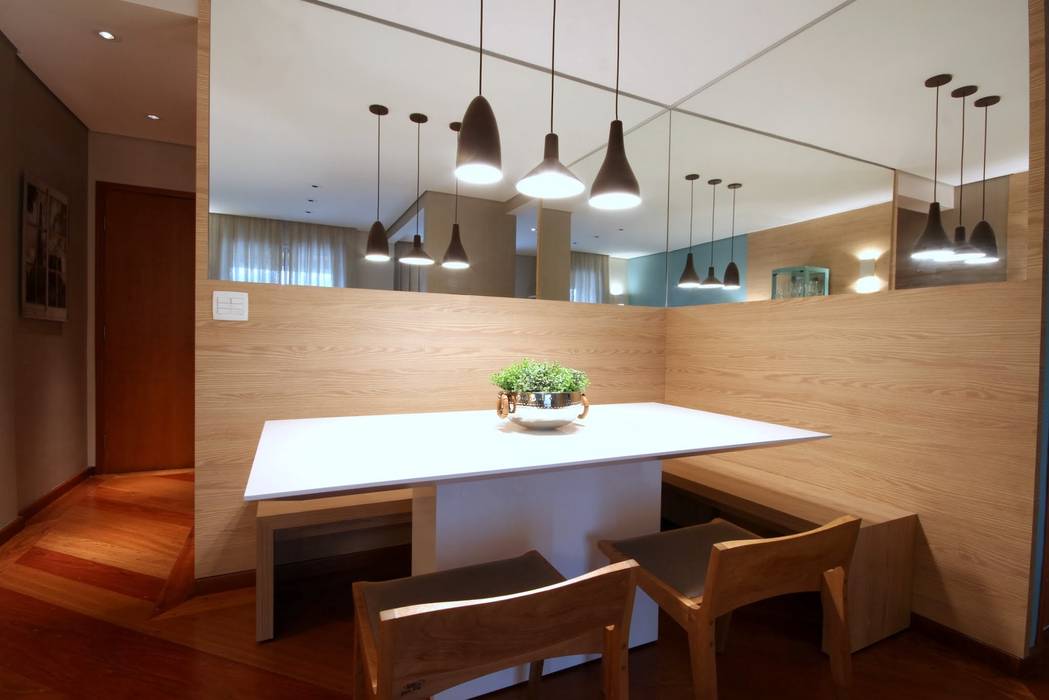 Bosque da Saúde II, MeyerCortez arquitetura & design MeyerCortez arquitetura & design Modern dining room
