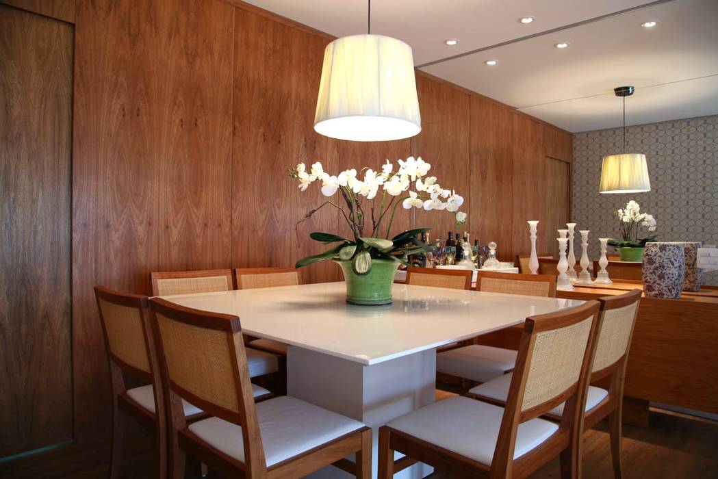 Jardim Marajoara III, MeyerCortez arquitetura & design MeyerCortez arquitetura & design Salas de jantar modernas