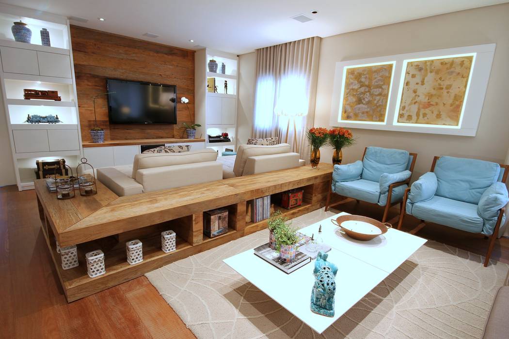 MeyerCortez arquitetura & design Modern living room