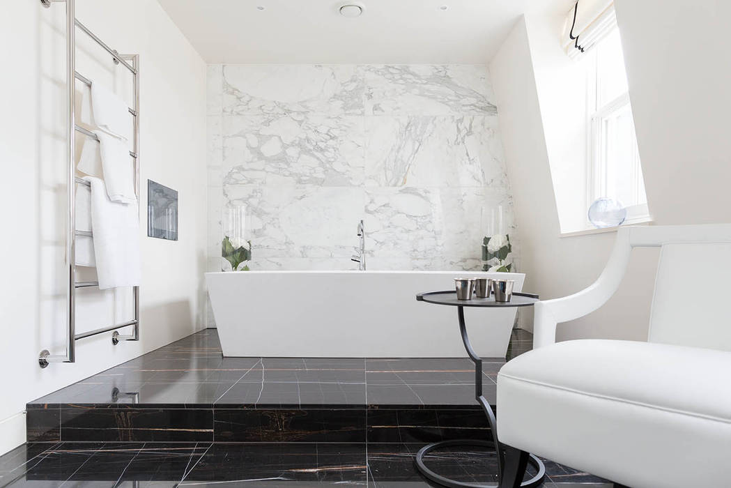 Lancasters Show Apartments - Bathroom LINLEY London 現代浴室設計點子、靈感&圖片