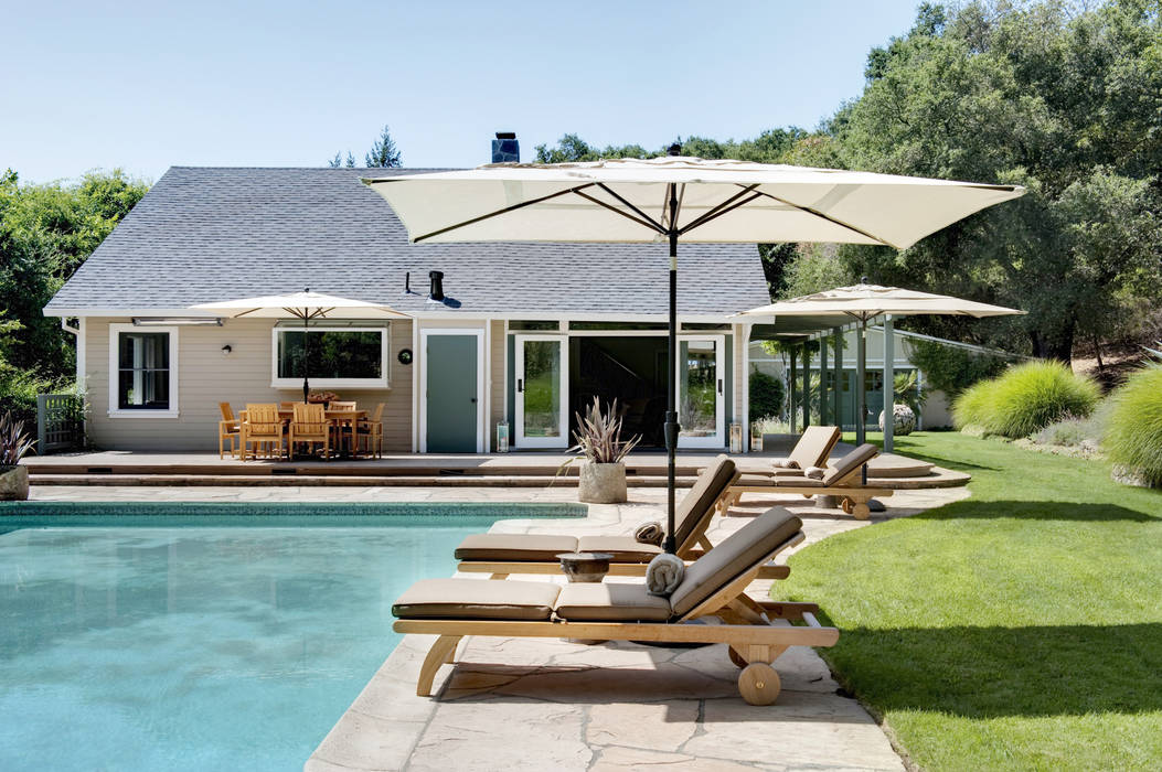 Casa em Sonoma, California, Antonio Martins Interior Design Inc Antonio Martins Interior Design Inc Eclectic style pool