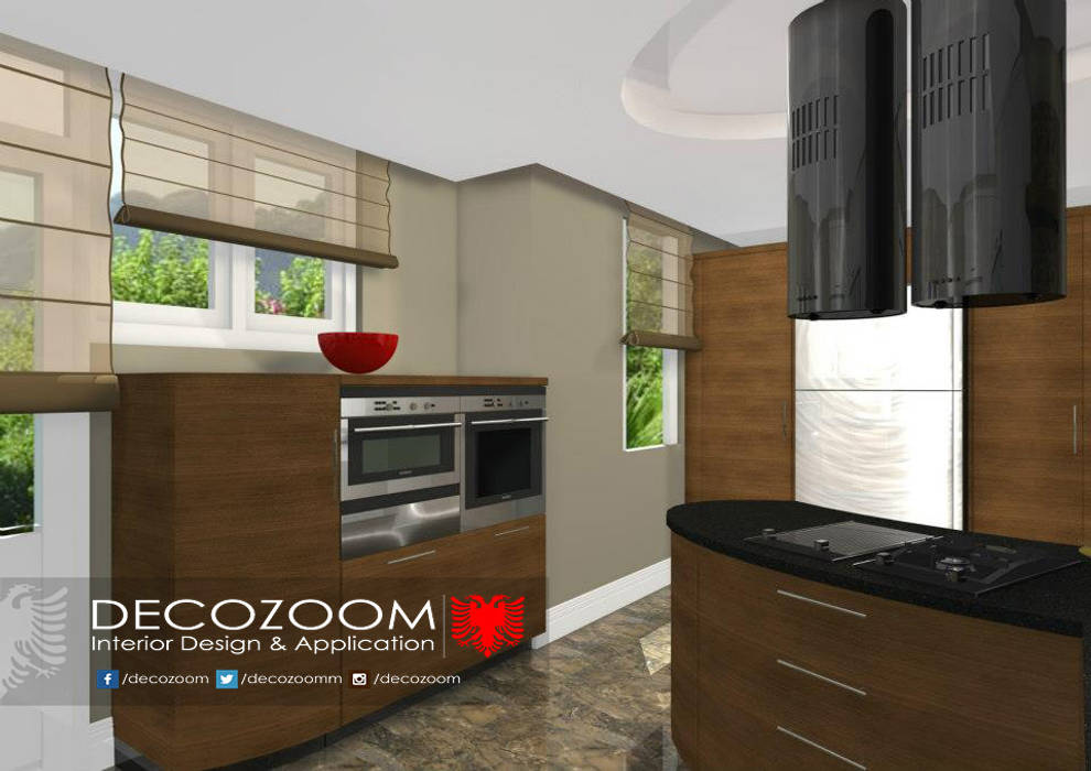 MODERN MUTFAK ÖNERİLERİ, DECOZOOM INTERIOR DESIGN DECOZOOM INTERIOR DESIGN Modern Mutfak Ahşap Ahşap rengi Dolap & Raflar