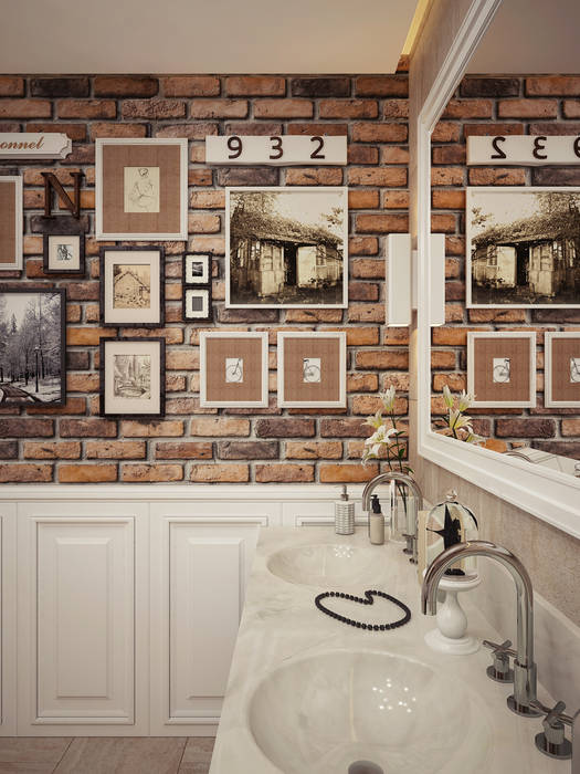 homify Industrial style bathrooms